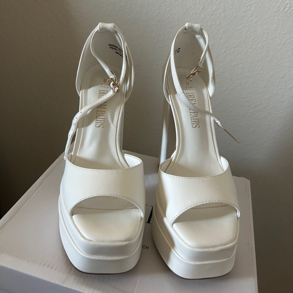 White heels